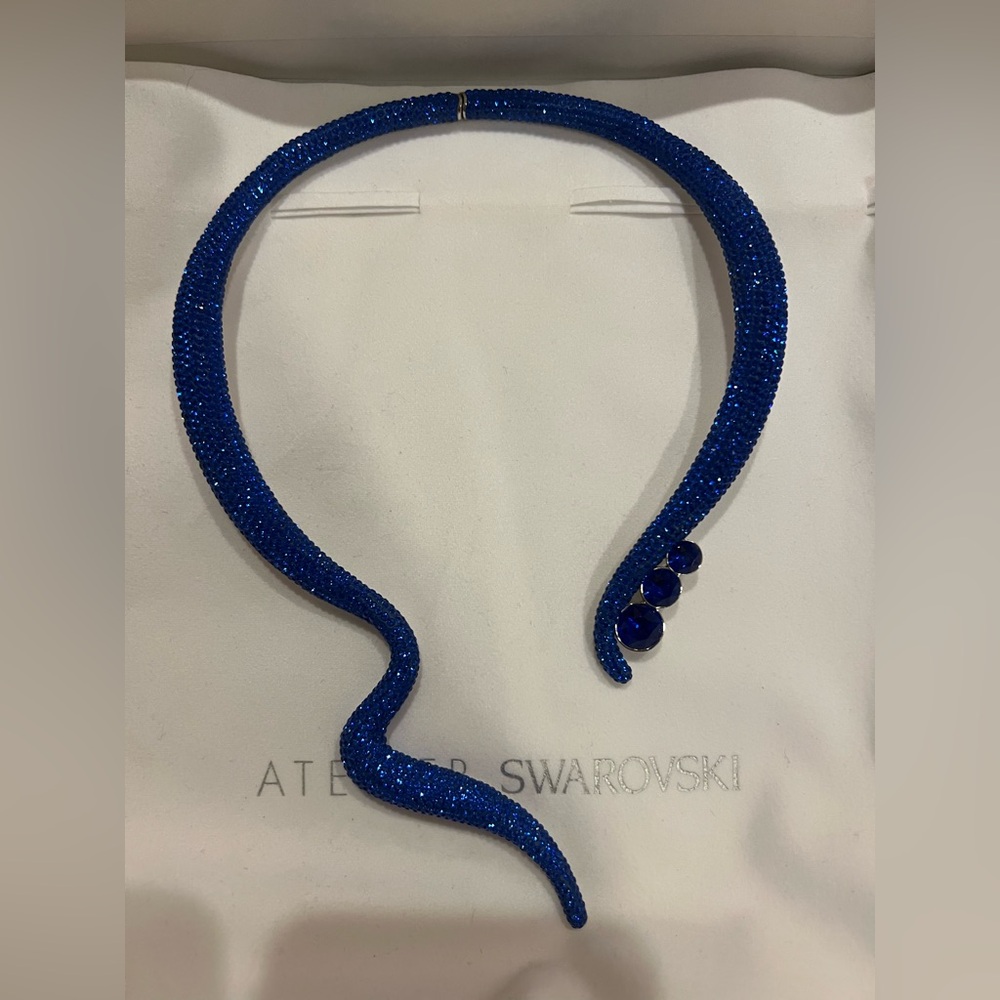 Atelier Swarovski Blue Tigris Necklace - Picture 6 of 6